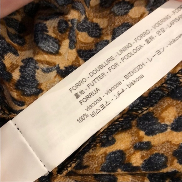 Zara Animal Print Dress - Picture 6 of 6